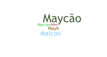 별명 - Maycon