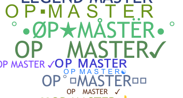 별명 - OPMaster