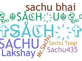 별명 - Sachu