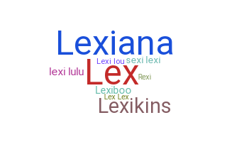 별명 - lexi