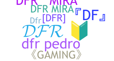 별명 - DFR