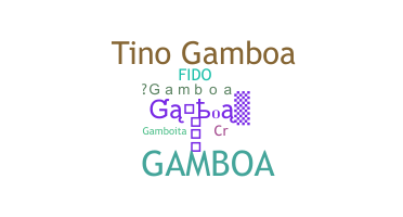 별명 - Gamboa