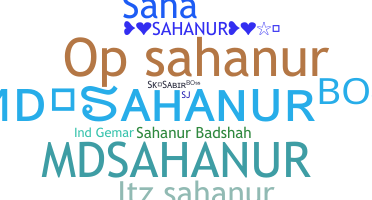 별명 - Sahanur
