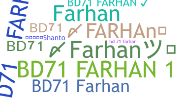 별명 - BD71Farhan