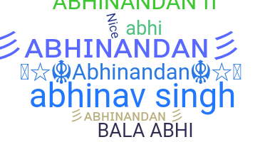 별명 - Abhinandan