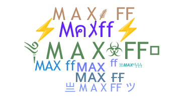 별명 - maxff