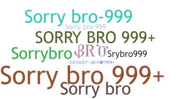 별명 - Sorrybro999