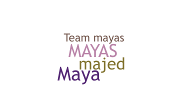 별명 - mayas
