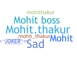 별명 - Mohitthakur
