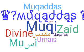 별명 - muqaddas