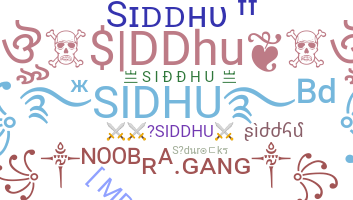 별명 - Siddhu