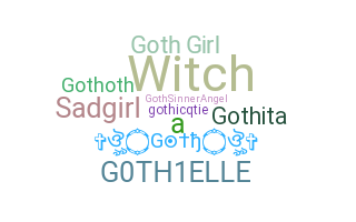 별명 - Goth