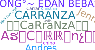 별명 - Carranza