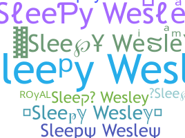 별명 - sleepywesley