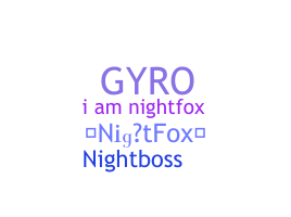 별명 - NightFox