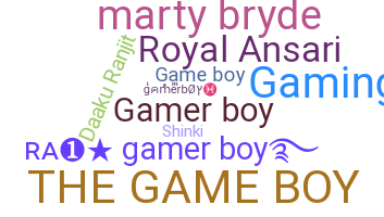 별명 - gamerboy