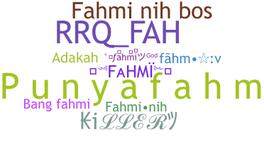 별명 - Fahmi
