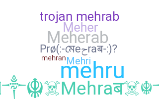 별명 - Mehrab