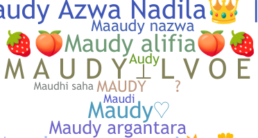 별명 - maudy