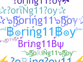 별명 - Boring11Boy