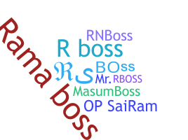 별명 - rboss