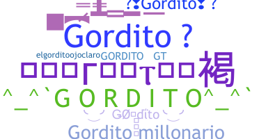 별명 - Gordito
