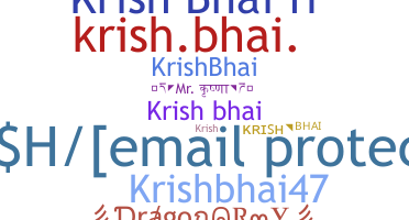 별명 - krishbhai