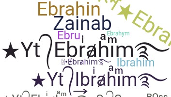 별명 - Ebrahim