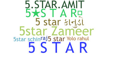 별명 - 5star