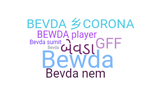 별명 - BEVDA