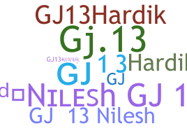별명 - Gj13