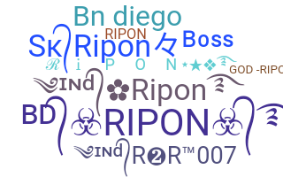 별명 - Ripon