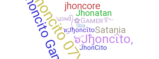 별명 - Jhoncito