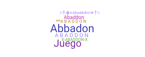 별명 - ABADDON
