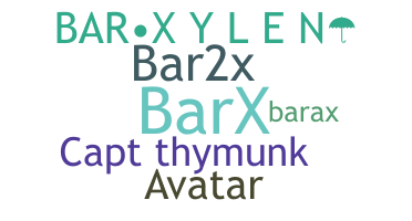 별명 - Barx