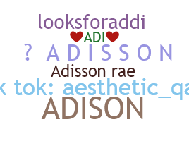별명 - Adisson