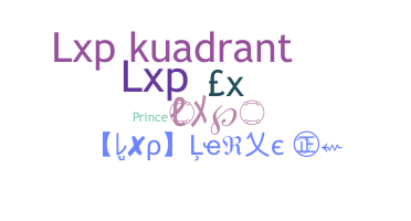 별명 - LXP