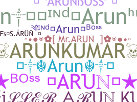 별명 - Arunkumar