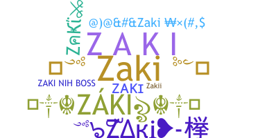 별명 - zaki