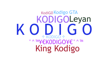 별명 - Kodigo