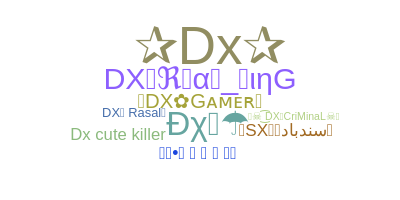 별명 - DX
