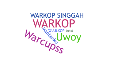 별명 - warkop