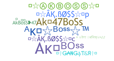 별명 - AkBosS