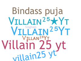 별명 - Villain25yt