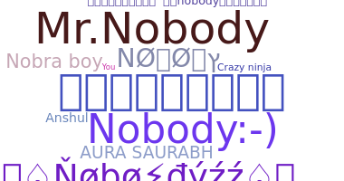 별명 - Nobody