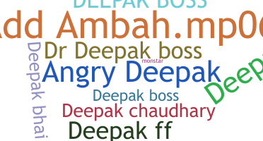 별명 - Deepakboss