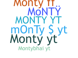 별명 - MontyYT