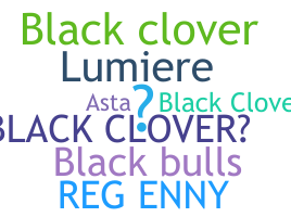 별명 - BlackClover
