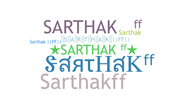 별명 - SARTHAKFF