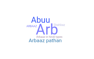 별명 - Arbaaz